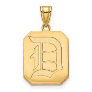 14k Yellow Gold Duquesne U Large Pendant